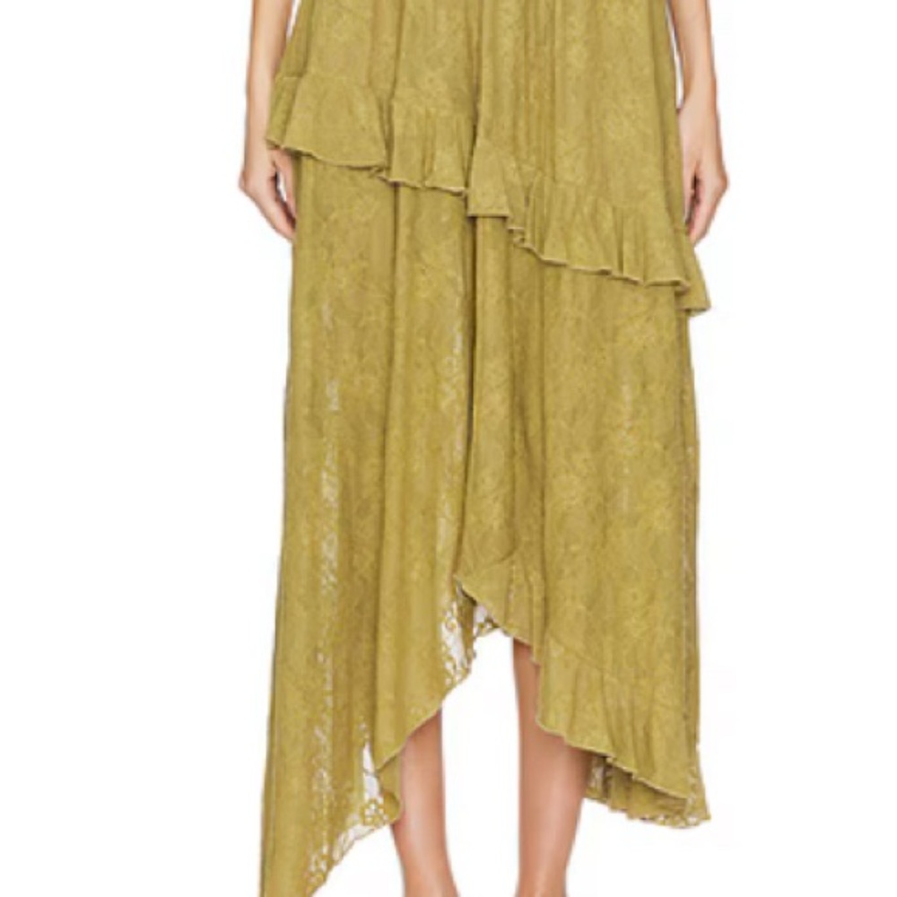 Lace Ruffle Skirt in Willow
WEWOREWHAT